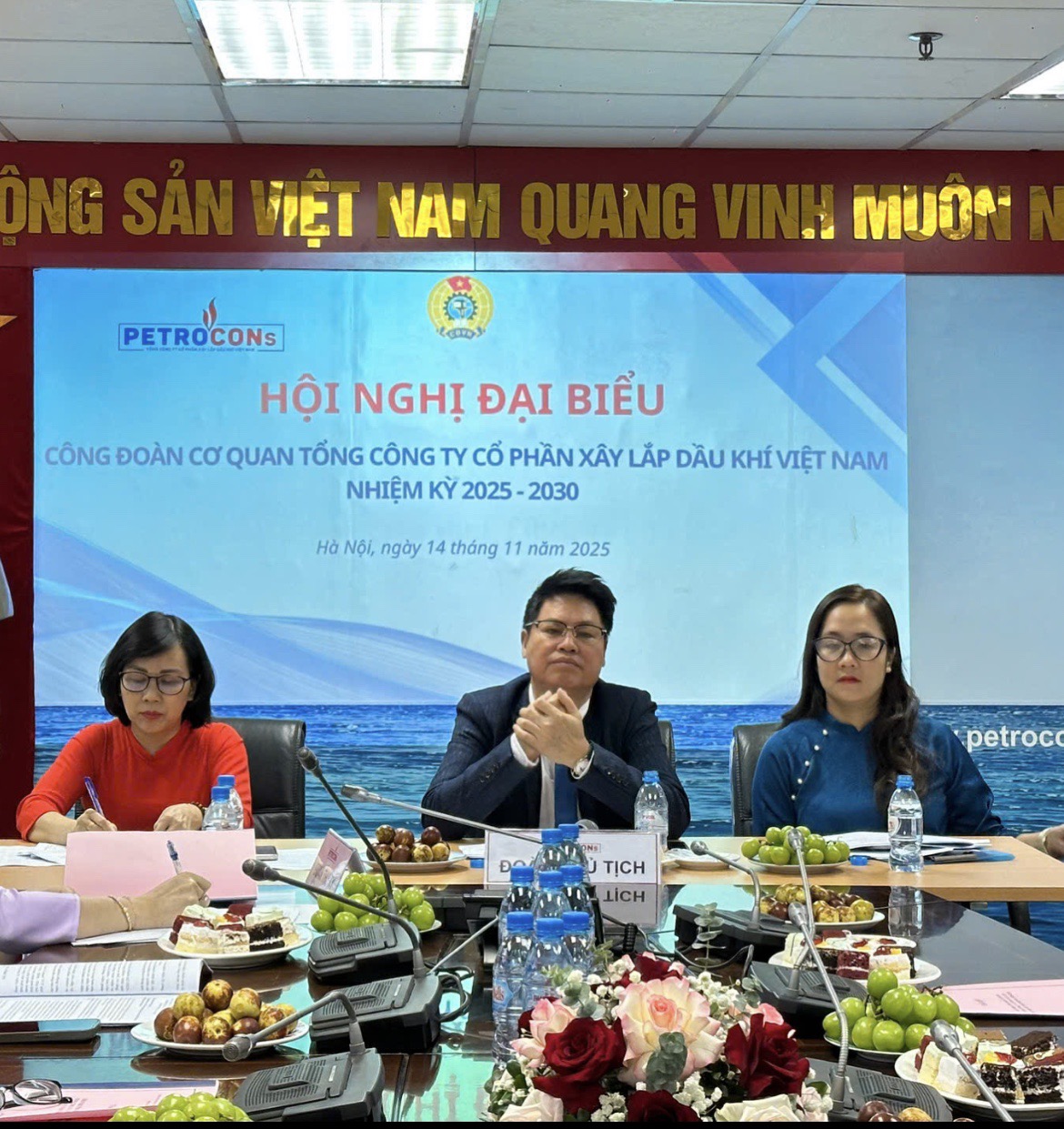 Công đoàn Cơ quan Tổng công ty Cổ phần Xây lắp Dầu khí Việt Nam (PetroCons) tổ chức Hội nghị đại biểu lần thứ VI – Nhiệm kỳ 2025-2030.